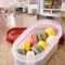 禧天龙Citylong冰箱收纳盒塑料保鲜盒储物盒 密封盒生鲜蔬菜水果冷藏冷冻盒 2.3L H-4043