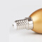 美的（Midea） LED灯泡 蜡烛尖泡 3W E14小螺口 3000K 暖白色  单只装 金色