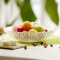 青苹果玻璃果盘透明玻璃家用甜品盘创意螺纹糖果盘玻璃水果零食盘 直径26cm 单只装EQ1101-4