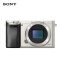 索尼（SONY）ILCE-6000 APS-C微单数码相机机身 银色（约2430万有效像素 a6000）