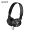 索尼（SONY）MDR-ZX310 头戴式立体声耳机 监听耳机 黑色