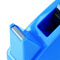 得力(deli)大号胶带座切割器封箱器(胶带宽度 ≤24mm) 蓝灰随机812