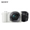 索尼（SONY）ILCE-5100L APS-C画幅旗舰微单双镜套机 白色（16-50mm F3.5-5.6+50mm F1.8 a5100L/α5100）