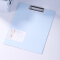 得力(deli)乐素系列A4竖式折页板夹 实用会议文件夹 蓝72500