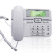飞利浦（PHILIPS) CORD118 通话保留/分机接口电话机/独立转接按键/免提固定座机/免电池工作/来电显示 灰色
