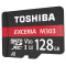 东芝（TOSHIBA）128G TF(microSD)存储卡 U3 Class10 A1 V30 4K M303 读速98MB/s 写速65MB/s 高速TF卡