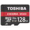 东芝（TOSHIBA）128G TF(microSD)存储卡 U3 Class10 A1 V30 4K M303 读速98MB/s 写速65MB/s 高速TF卡