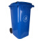 科力邦（Kelibang） 户外垃圾桶 商用工业环卫小区物业环保塑料垃圾桶大号加厚带轮240升 KB1003 蓝色
