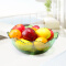 茶花（CHAHUA） 简约花式果盘多用干果盘零食盘透明客厅水果盘  抖音 随机颜色1个装