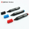 齐心（COMIX） 油性记号笔快递大头笔速干黑色蓝色红色物流笔 粗油性记号笔MK818黑色（12支）