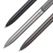 得力（deli）乐素0.5mm黑色中性笔 子弹头水性签字笔 按动款 12支/盒 A12