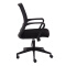办公椅时尚转椅简约电脑椅职员椅网布椅子-黑色