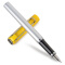 得力（deli） 发现者系列商务笔钢笔 墨水笔 黄色 F尖
