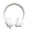 狼博旺（NUBWO) NT-910 头戴式 音乐耳机 笔记本手机带麦克风单插头单线耳机 白色