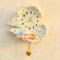 豪斯特丽（HOSTLY） 创意天使挂钟 客厅田园个性欧式墙面艺术装饰钟摆挂儿童时钟大号 男天使