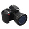 JJC 尼康AF-P 18-55mm(VR)镜头套机D3200 D3300 D3400 D3500 D5300 D5600单反相机配件HB-N106遮光罩55MM