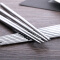 304不锈钢筷子家用中式方形中空防烫防滑防霉长餐具家庭装5双或10双装 10双装