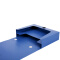 得力（deli）5617 两层收纳 A4-75mm档案盒/文件盒/资料盒 蓝色