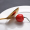 韩式实心304不锈钢勺子加厚长柄搅拌勺 调羹汤匙饭勺创意成人餐具 玫瑰金1把