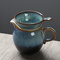 苏氏陶瓷（SUSHI CERAMICS）茶具新窑变银丝釉陶瓷茶碗苹果茶杯13头功夫茶具套装