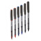齐心(COMIX) 直液式走珠笔 中性笔 黑色水性笔  签字笔 针头笔 子弹头笔 学生考试 RP601 黑色(针头型)