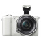 索尼（SONY）ILCE-5100L APS-C画幅旗舰微单双镜套机 白色（16-50mm F3.5-5.6+50mm F1.8 a5100L/α5100）