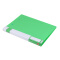 财霸（CAIBA）文件夹办公用品A4文件夹双强力夹资料夹插页功能夹双夹/单夹 绿色双夹 5302