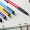 齐心（COMIX） BP102R圆珠笔批发蓝色油笔学生文具办公用品按动笔芯原子笔60支装 60支