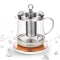 金灶（KAMJOVE） 养生壶 智能花茶壶 自动煮茶炉 多功能玻璃泡茶壶 HT-580 香槟金