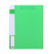 财霸（CAIBA）文件夹办公用品A4文件夹双强力夹资料夹插页功能夹双夹/单夹 绿色双夹 5302