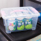 JEKO&JEKO 塑料桌面小号透明收纳箱5L 4只装 玩具收纳盒零食整理箱手提储物箱 SWB-5276