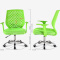 泉枫 电脑椅子 家用办公椅人体工学素背转椅座椅 书房会议椅 学生椅子电竞主播椅 Q129-02-全绿