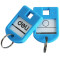 得力（deli） 金属钥匙柜钥匙箱壁挂式汽车钥匙管理箱子锁匙收纳盒 钥匙牌(24个混色) 9330