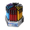 齐心（COMIX） BP102R圆珠笔批发蓝色油笔学生文具办公用品按动笔芯原子笔60支装 60支