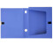 包邮得力（deli）档案盒55mm 塑料文件盒A4资料盒 牢固耐用 10个装 蓝色