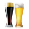 玻璃杯啤酒杯家用牛奶杯进口德国创意大号扎啤杯印LOGO果汁杯 300ml汉莎杯