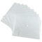 齐心（COMIX） 透明按扣袋 纽扣格子公文袋 A4办公文件袋塑料资料袋 办公文具 C330 白色（10个装）