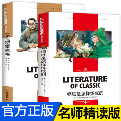 傅雷家书 钢铁是怎样炼成的 八年级下册名著初中小学生世界经典文学名著