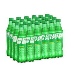 雪碧 Sprite 柠檬味汽水 500ml/600ml*24瓶 整箱装年货