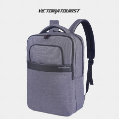 维多利亚旅行者 VICTORIATOURIST 双肩电脑包商务笔记本电脑包 时尚双肩背包男书包V9011灰色