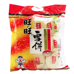 旺旺雪饼 258g包装 年货礼包大米雪米饼香脆可口儿童休闲办公膨化零食小吃