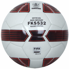 火车头足球ZK纤维5号足球FIFA国际足联认证专业比赛用球耐磨耐踢 咖色 #5