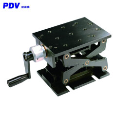 PDV手动升降台 Z轴位移台 剪式升降台 平移台 PT-SD1701M/1702/1703 黑色 PT-SD1701M