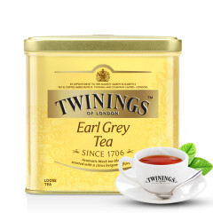 川宁（TWININGS）英国格雷伯爵红茶500g进口英式红茶茶叶散茶罐装 餐饮奶茶切碎茶