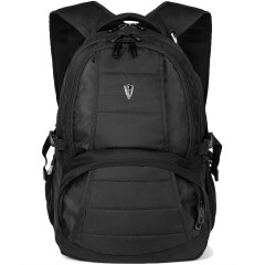 victoriatourist维多利亚旅行者16英寸电脑背包 防泼水耐磨男女运动休闲双肩包V6021黑色