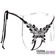 欧姿丽雅品牌 性感T裤开<em>裆内裤</em> 丁字裤 绑带镂