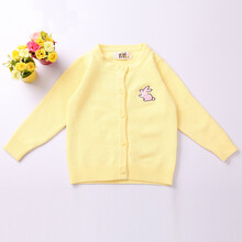 I 2013新款上市全棉毛线衣休闲拉链<em>小熊图案</em>圆