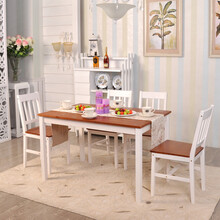 青岛一木家具 松木餐桌椅组合 实木家具 小户型