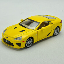 彩珀正版仿真合金汽车模型回力玩具雷克萨斯L