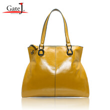 <em>Gatej</em>正品<em>女包</em>2013新款真皮欧美油腊皮女士包